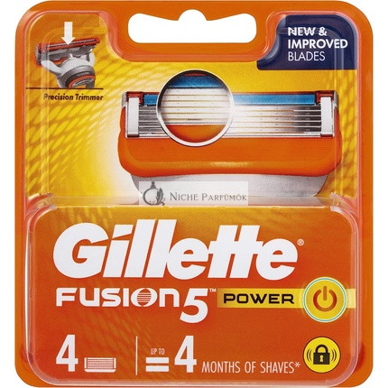 Gillette Fusion Power Töltő 4 Utántöltő