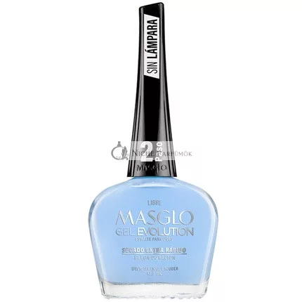 MASGLO GEL EVOLUTION Körömlakk Gél Hatás, UV/Led Lámpa Nélkül, Akár 12 napig Tart, 15 ml