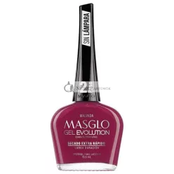   MASGLO GEL EVOLUTION Körömlakk Gél Hatás UV/Led Lámpa Nélkül, 12 napig tartó, Malvada
