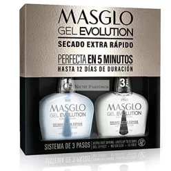   MASGLO GEL EVOLUTION Körömlakk Gél Hatás UV LED Lámpa Nélkül, 0,25 Fl Oz