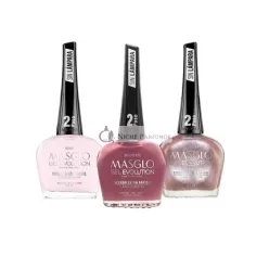   MASGLO GEL EVOLUTION Körömlakk Gél Hatás, 3 Színárnyalat, 12 napig tartó, Álom Kiválasztás