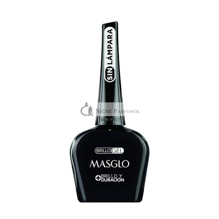 MASGLO Nagellack Transparenter Gel Top Coat, 15 ml