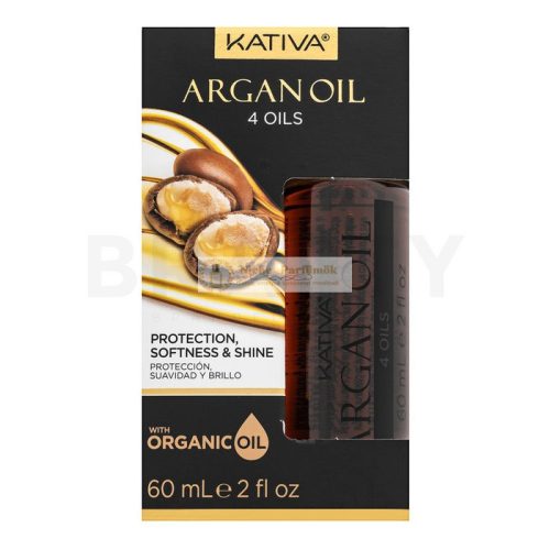 Kativa Argan Oil 4 Oils Intensive Hair Oil olaj minden hajtípusra 60 ml