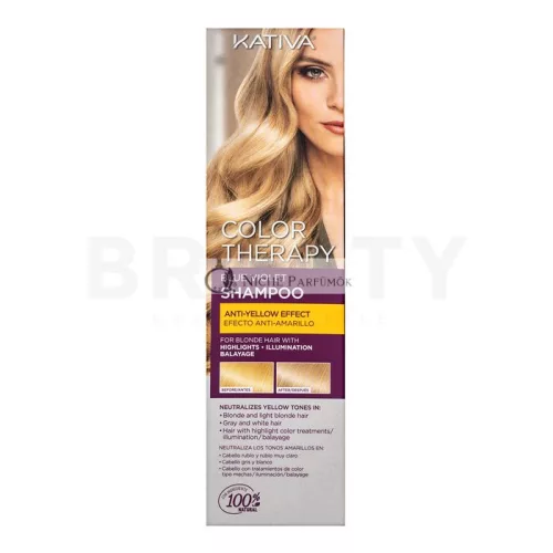 Kativa Color Therapy Blue Violet Shampoo Shampoo ohne Sulfat 250 ml
