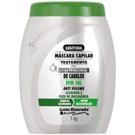 Gota Dourada Regenerierende Maske für Lockiges Haar 1 Kg