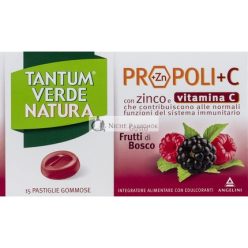   Angelini Tantum Verde Natura Propoli+C Bogyós Ízesítésű Kiegészítő 15 Tabletta