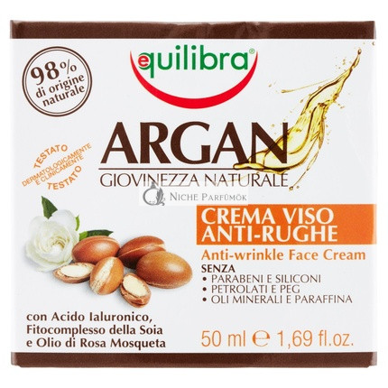 Equilibra Arganolaj Anti-Ránc Arckrém 50ml