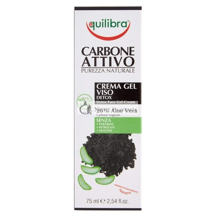 Equilibra Aktivkohle Gesichtscreme Detox 75ml