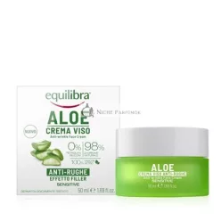   Equilibra Aloe Sensitive Anti-Falten-Creme mit Fülleffekt 50ml