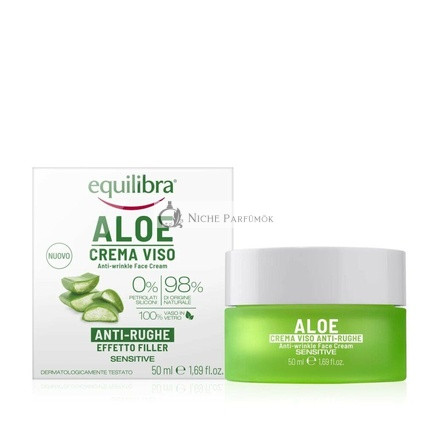 Equilibra Aloe Sensitive Ránctalanító Krém Töltő Hatással 50ml