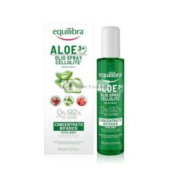   Equilibra Cellulit Testápoló Olaj Koncentrátum 150ml Aloe Verával, Mikroalgával, Vadgesztenye Kivonattal, Lencse Olajjal, Szőlőmag Olajjal és Borostyánnal