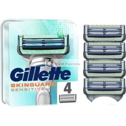   Gillette SkinGuard Rasierklingen für Männer mit Aloe Vera - Empfindliche Haut - 4 Stück