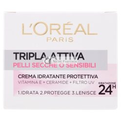   Triple Active Multi-Protective Hidratáló Krém Száraz és Érzékeny Bőrre, 50ml