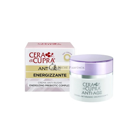 Cera di Cupra Anti-Aging Gesichtcreme Energetisierend Weißes Glas, 50ml