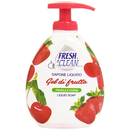 Fresh & Clean Erdbeer-Kirsch Flüssigseife, 300ml