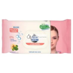   Fresh Clean Sminklemosó Törlőkendő 48 db Érzékeny Bőrre