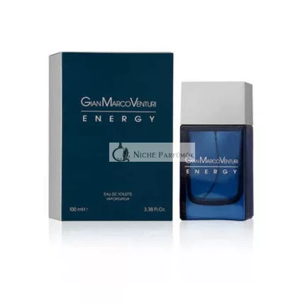 Gian Marco Venturi Energy Eau de Toilette für Männer, 100ml, Würzig und Zitrisch