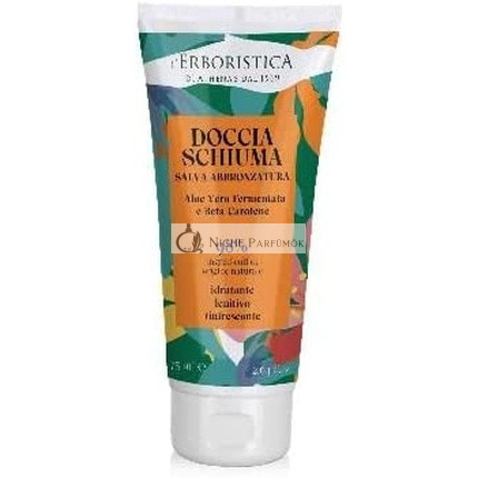 L'Erboristica Selbstbräunungs-Schaum mit fermentierter Aloe Vera und Beta-Carotin Mini Reisegröße, 75g