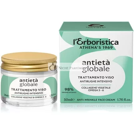 Herbal Anti-Aging Globale Intensive Faltenbehandlung 50ml mit pflanzlichem Kollagen Omega3 und Omega6
