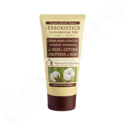 Erboristica di Athena Kéz- és Körömkrém Pamutolajjal és Rizsfehérjével 75ml