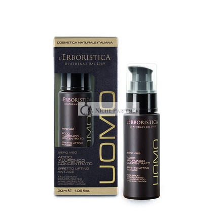 L'ERBORISTICA UOMO Anti-Aging Arcszérum Férfiaknak 30ml Hyaluronsavval