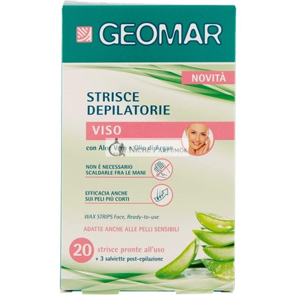 Geomar Gesichtsdepilationsstreifen
