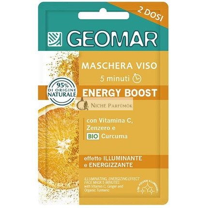 Geomar Energiafokozó Vit.C Gyömbér és Kurkuma Arcpakolás