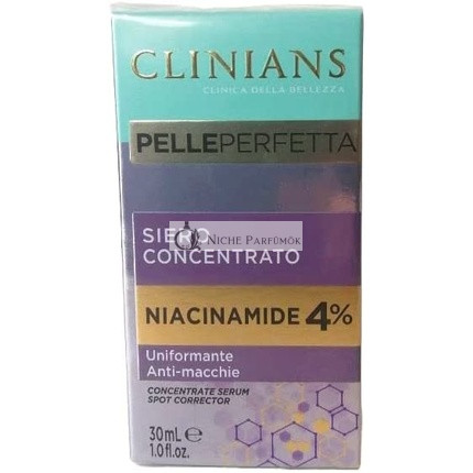 Clinians Tökéletes Szérum Koncentrátum 4% Niacinamiddal a Foltok Ellen, 30ml