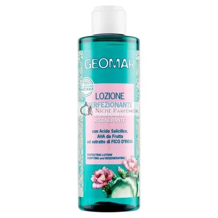 GEOMAR Perfektionierende Lotion mit 2% Salicylsäure, Glykolsäure, Fruchtmix, Aloe-Gel, Feigenextrakt 200ml
