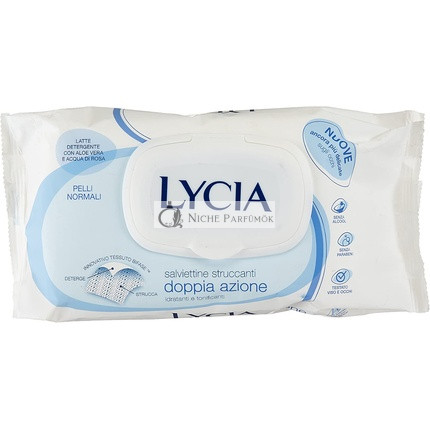 LYCIA Hidratáló Sminklemosó Törlőkendő, 64 db