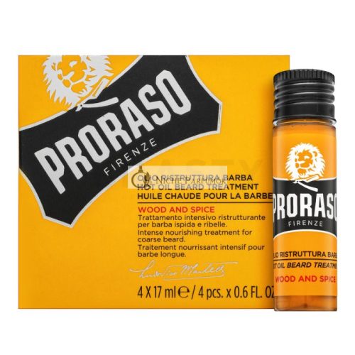 Proraso Wood And Spice Haaröl Hot Oil Beard Treatment 4 x 17 ml
