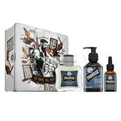   Proraso Geschenkset Azur Lime Metal Box Beard Care 200 ml + 100 ml + 30 ml