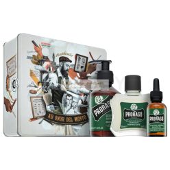   Proraso Geschenkset Refreshing Metal Box Beard Care 200 ml + 100 ml + 30 ml