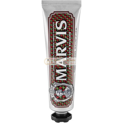 MARVIS Édes és Savanyú Rabarbarás Fogkrém Mentával, 75ml - Keverék Kollekció Korlátozott Kiadás