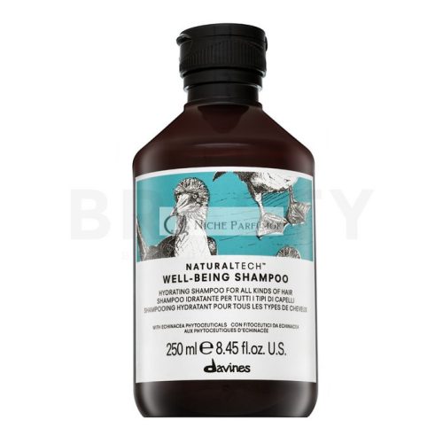 Davines Natural Tech Well-Being Shampoo Pflegeshampoo für Feinheit und Glanz des Haars 250 ml