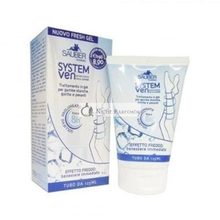 Sauber System Ven Gel Kühlende Wirkung für Müde Beine, 125ml