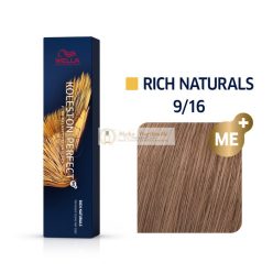   Wella Professionals Koleston Perfect Me+ Rich Naturals professzionális permanens hajszín 9/16 60 ml
