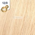 Wella Professionals Koleston Perfect Me+ Special Blonde professzionális permanens hajszín 12/0 60 ml