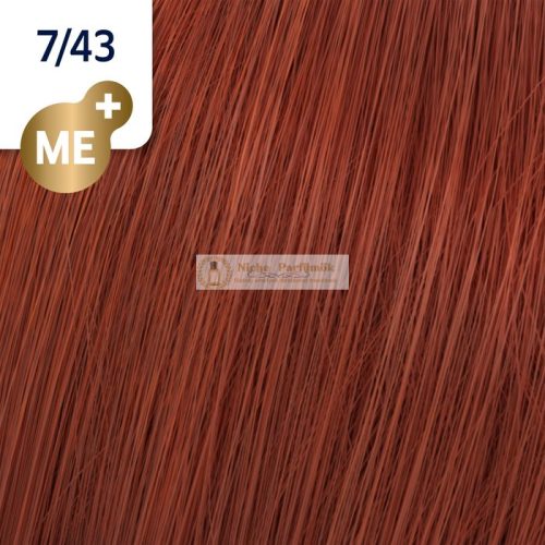 Wella Professionals Koleston Perfect Me+ Vibrant Reds professzionális permanens hajszín 7/43 60 ml