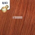 Wella Professionals Koleston Perfect Me+ Vibrant Reds professzionális permanens hajszín 8/43 60 ml