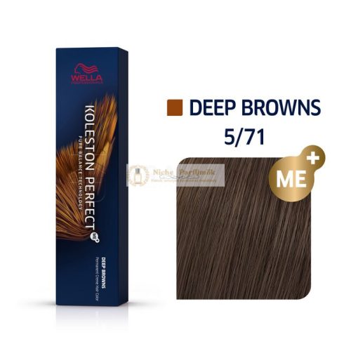 Wella Professionals Koleston Perfect Me+ Deep Browns Professionelle permanente Haarfarbe 5/71 60 ml