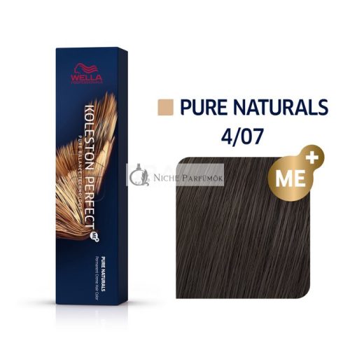 Wella Professionals Koleston Perfect Me+ Pure Naturals Professionelle permanente Haarfarbe 4/07 60 ml