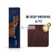 Wella Professionals Koleston Perfect Me+ Deep Browns Professionelle permanente Haarfarbe 4/75 60 ml