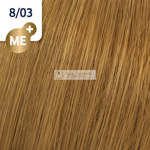 Wella Professionals Koleston Perfect Me+ Pure Naturals professzionális permanens hajszín 8/03 60 ml