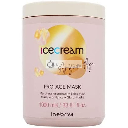 Inebrya Ice Cream Argan Age Pro Age Maske Lucentezza, 1000ml