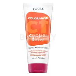   Fanola Color Mask tápláló maszk színes pigmentekkel a réz árnyalatok újraélesztéséhez Copper Flow 200 ml