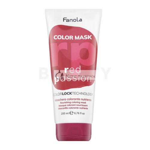 Fanola Color Mask ernährende Maske mit Farbpigmenten zur Auffrischung roter Farbtöne Red Passion 200 ml
