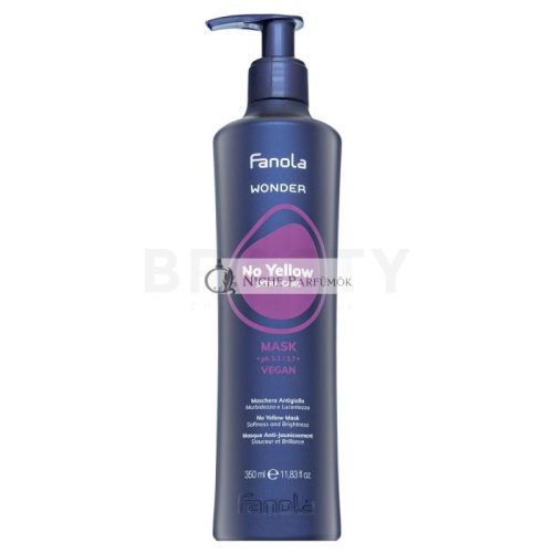 Fanola Wonder No Yellow Extra Care Mask neutralisierende Haarmaske gegen Vergilbung des Farbtones 350 ml