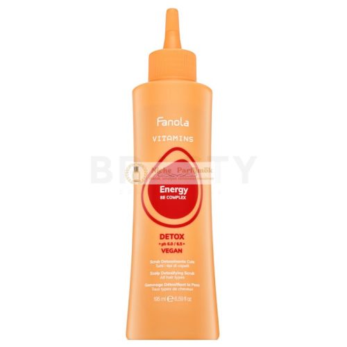 Fanola Vitamins Energy Detox Scalp Detoxifying Scrub Peeling für Kopfhaut 195 ml