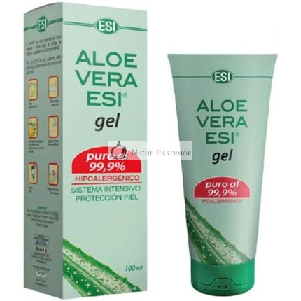 ESI Aloe Vera Gél 100% Tiszta Hidratáló és Tápláló Gél a Bőrnek 100ml